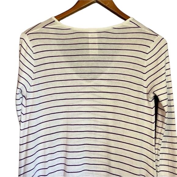 Tommy Bahama striped asymmetric sweater - Picture 8 of 10